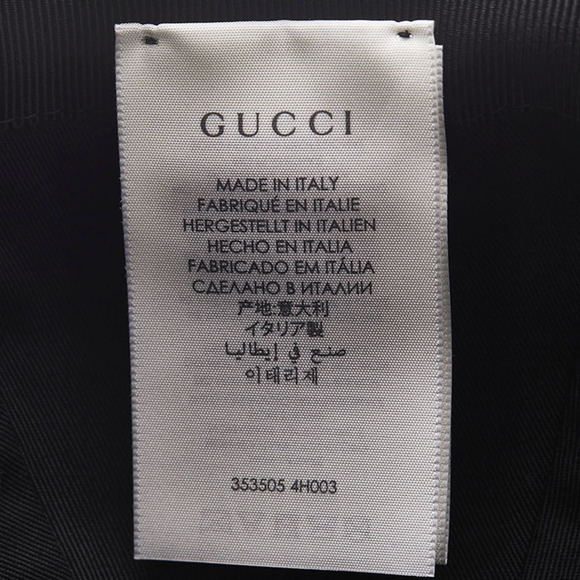 Gucci Interlocking G Sherry Line Cap 353505 Black Wool Cotton Nylon Ladies GUCCI - Picture 5 of 6